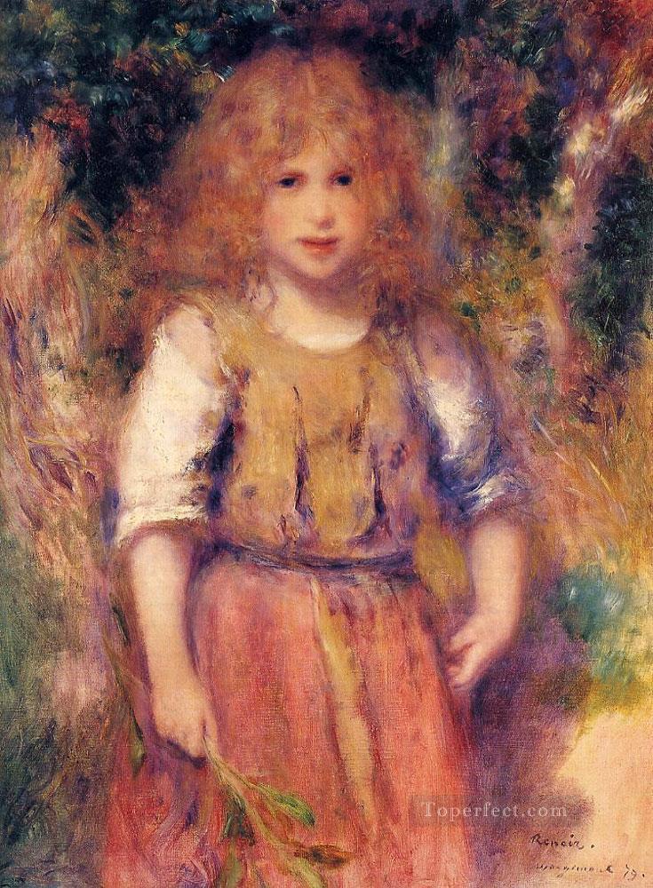 ジプシーの少女 ピエール・オーギュスト・ルノワール油絵